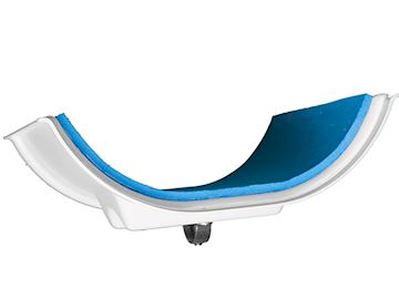 Eurotrax cradle half round wide Nacra (blue foam)