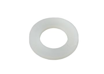 Shackle spacer nylon white 17 x 10 x 2mm