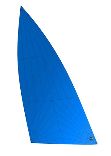 Nacra 500 MKII spinnaker nylon dark blue PRE LOVED