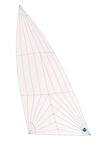 Nacra 17 spinnaker polyester white